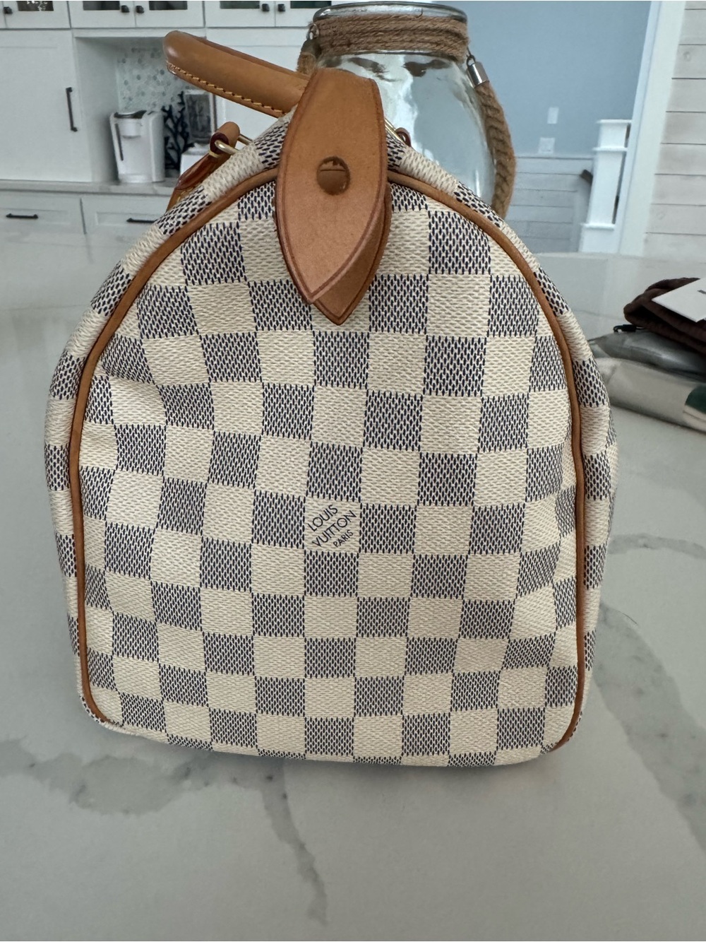 Louis Vuitton Damier Azur Speedy 30 - Picture 4 of 12